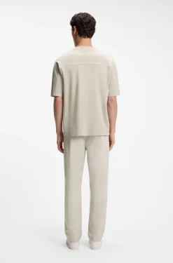 Relaxed-fit cotton T-shirt with embroidered logo