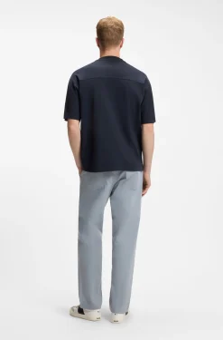 Relaxed-fit cotton T-shirt with embroidered logo