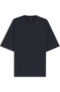 Relaxed-fit cotton T-shirt with embroidered logo