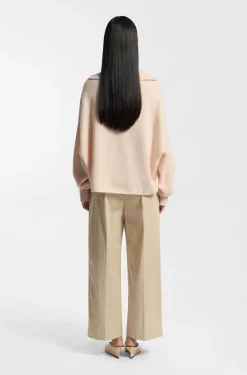 Relaxed-fit culottes in stretch cotton