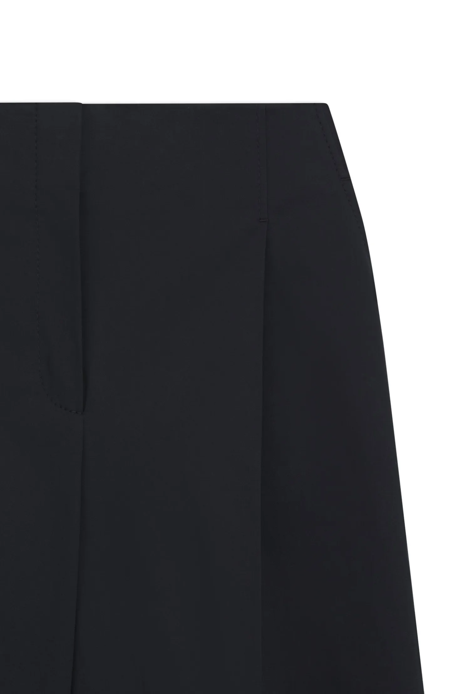 Relaxed-fit culottes in stretch cotton