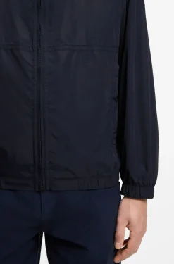 Relaxed-fit hooded jacket in water-repellent fabric