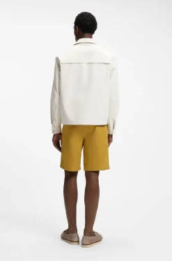 Relaxed-fit jacket in cotton and linen
