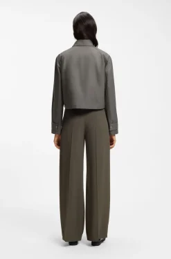Relaxed-fit jacket in cotton denim