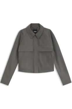 Relaxed-fit jacket in cotton denim