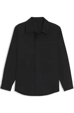 Relaxed-fit jacket in stretch cotton