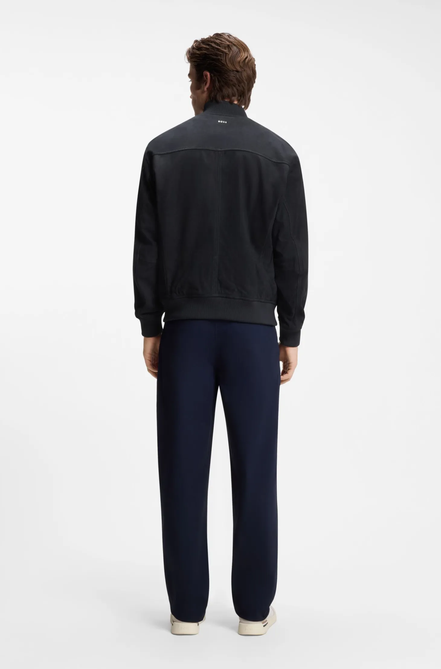 Relaxed-fit jacket in suede