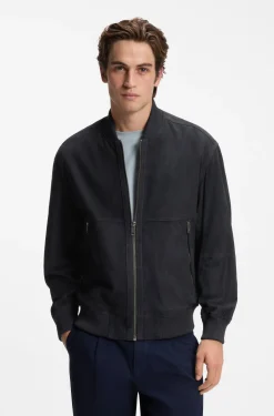 Relaxed-fit jacket in suede
