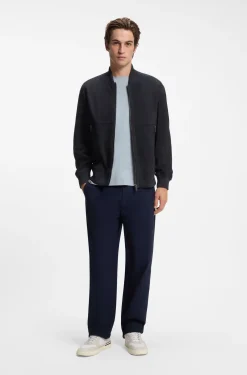Relaxed-fit jacket in suede
