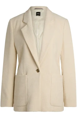 Relaxed-fit jacket in velvet corduroy