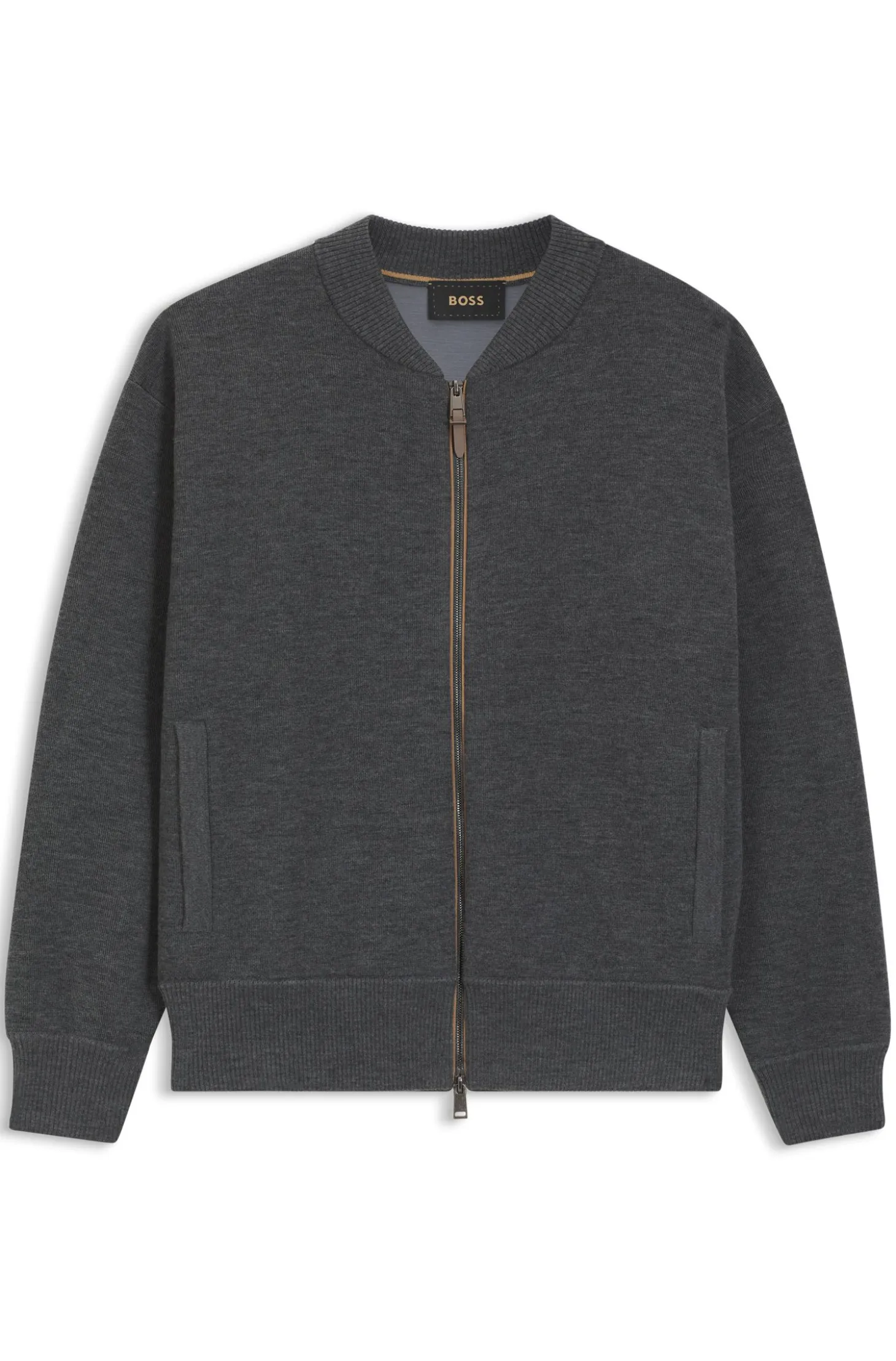 Relaxed-fit jacket in virgin wool