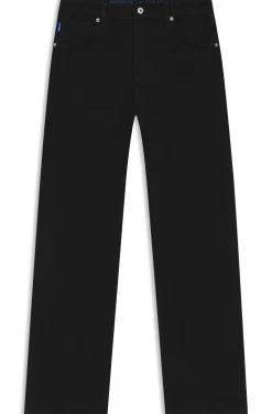 Relaxed-fit jeans in black denim