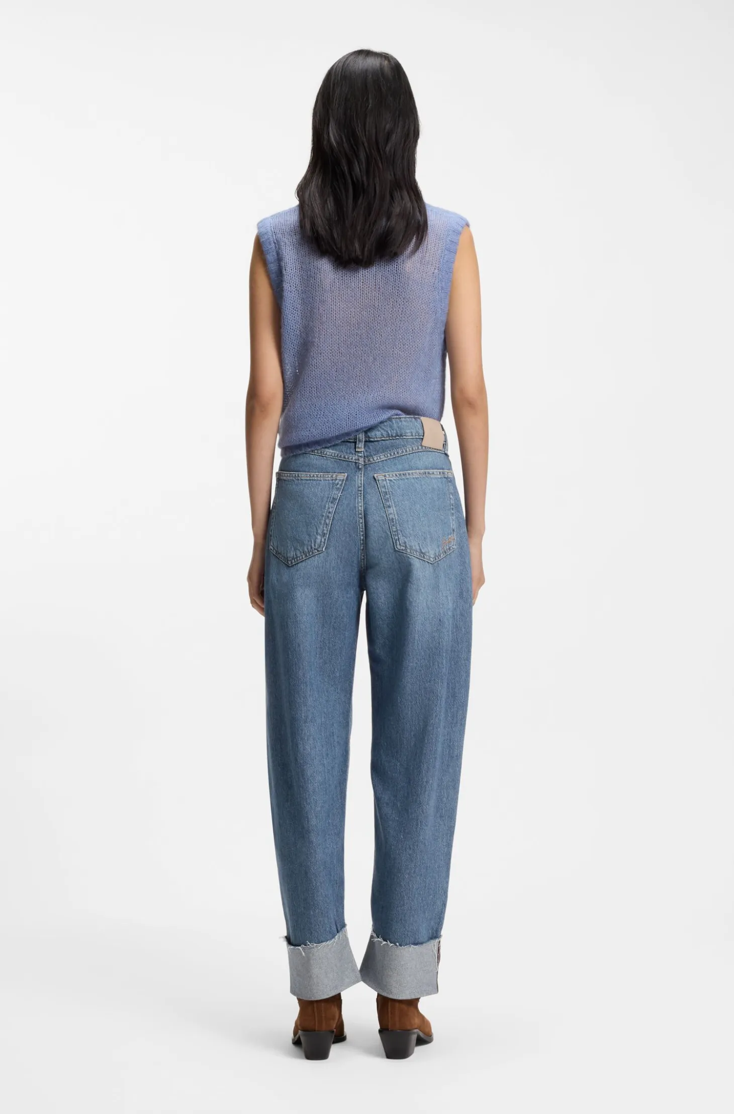 Relaxed-fit jeans with balloon leg