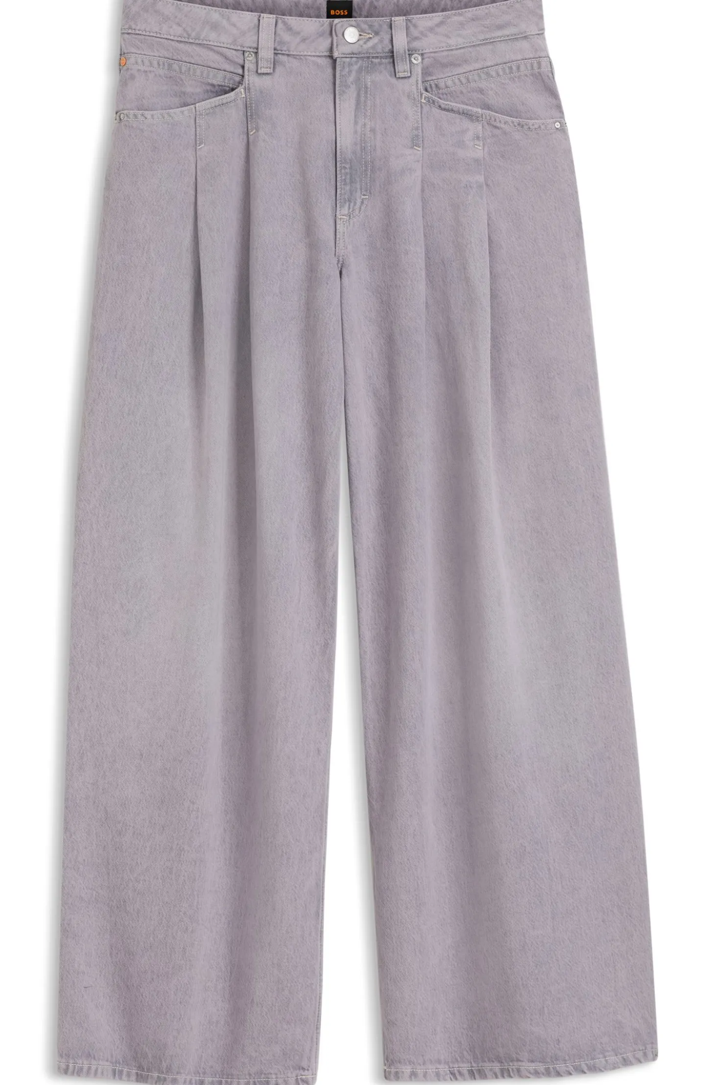 Relaxed-fit jeans with wide leg