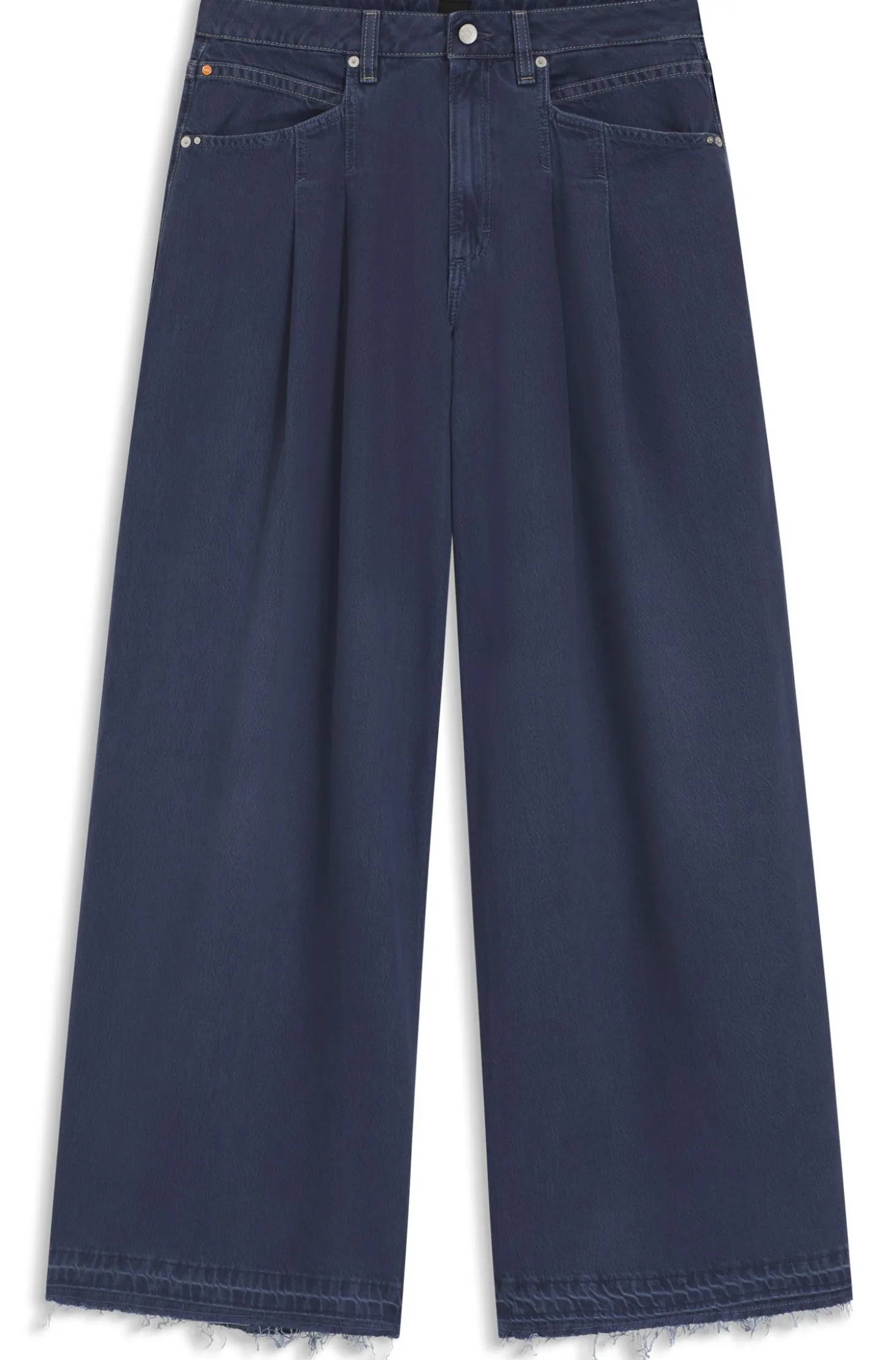 Relaxed-fit jeans with wide leg