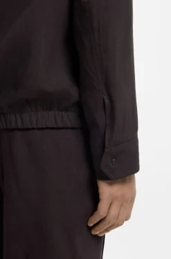 Relaxed-fit overshirt in washable Tech Linen