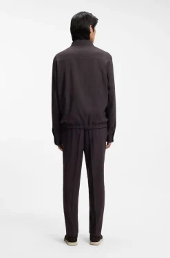 Relaxed-fit overshirt in washable Tech Linen