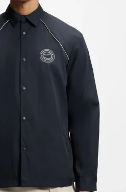 Relaxed-fit overshirt with water-repellent finish