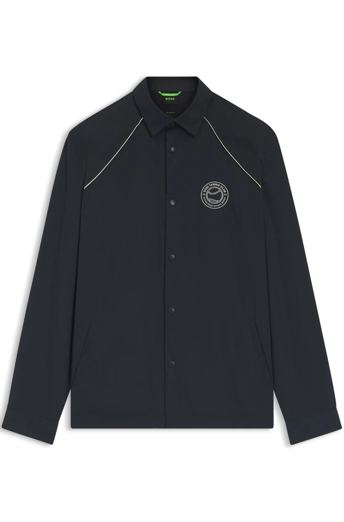 Relaxed-fit overshirt with water-repellent finish