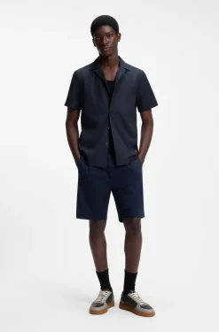 Relaxed-fit shirt in cotton poplin