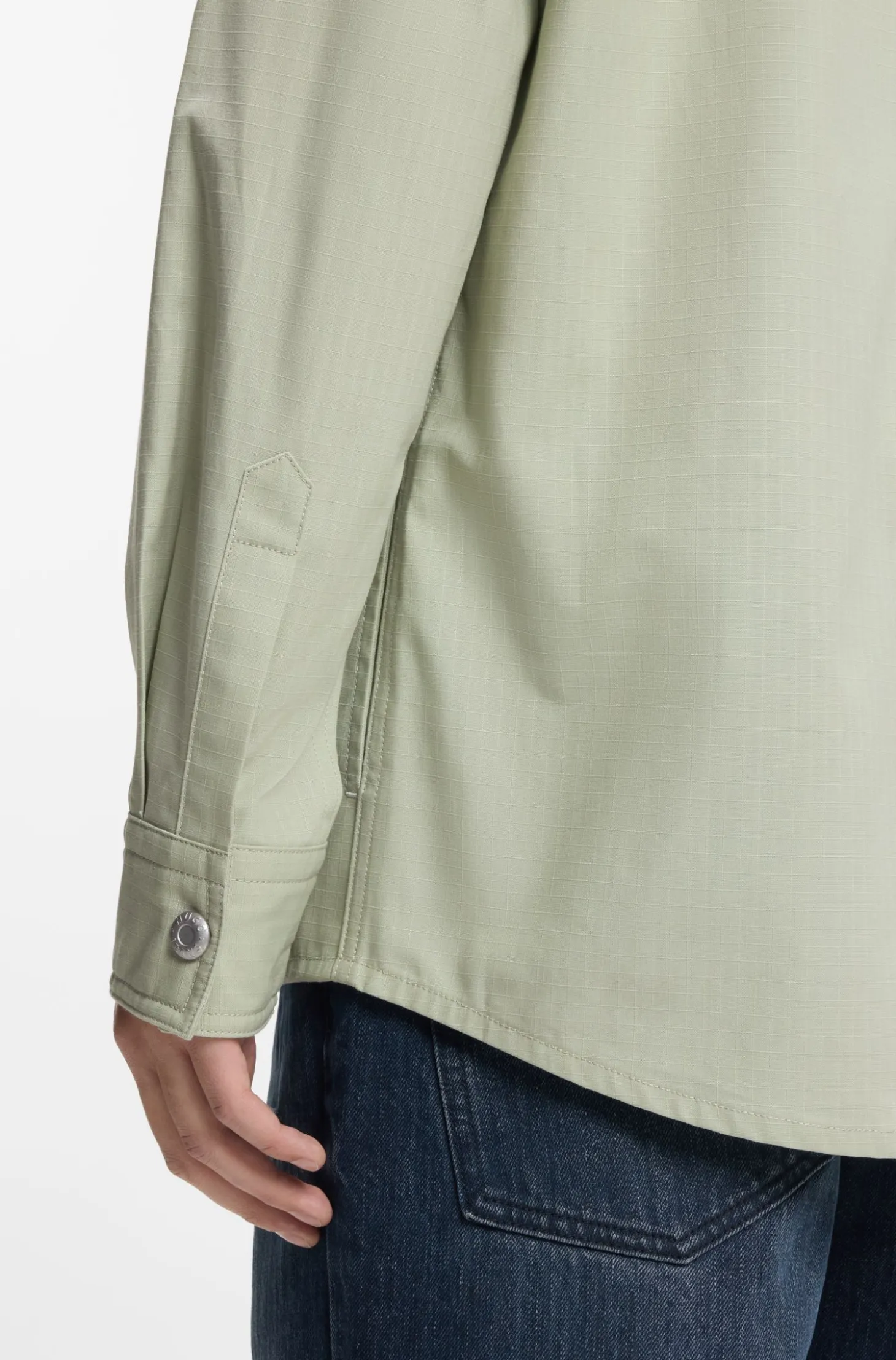 Relaxed-fit shirt in cotton ripstop