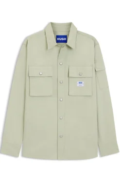Relaxed-fit shirt in cotton ripstop