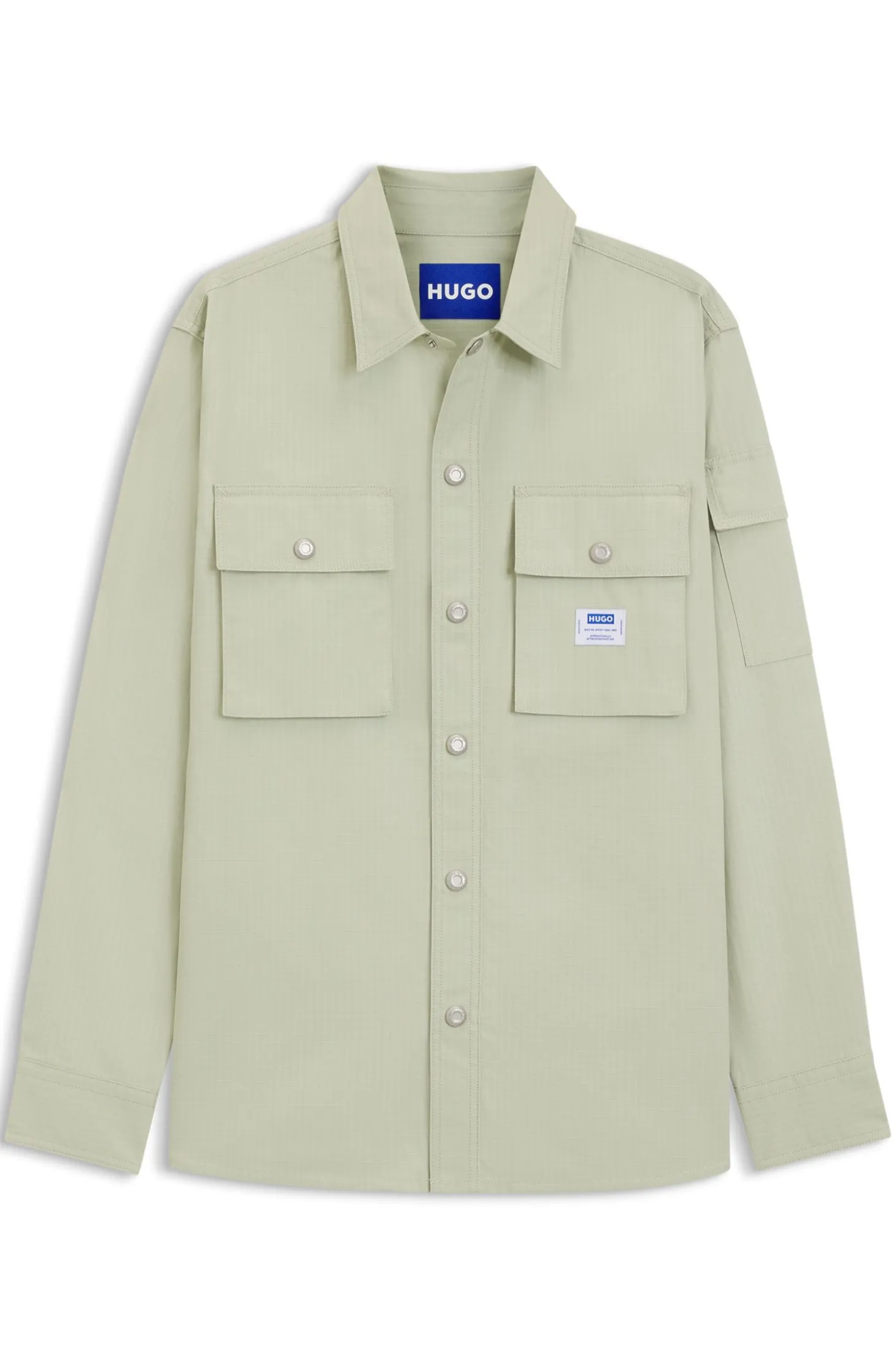 Relaxed-fit shirt in cotton ripstop
