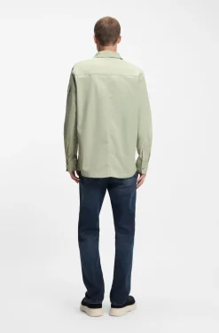 Relaxed-fit shirt in cotton ripstop