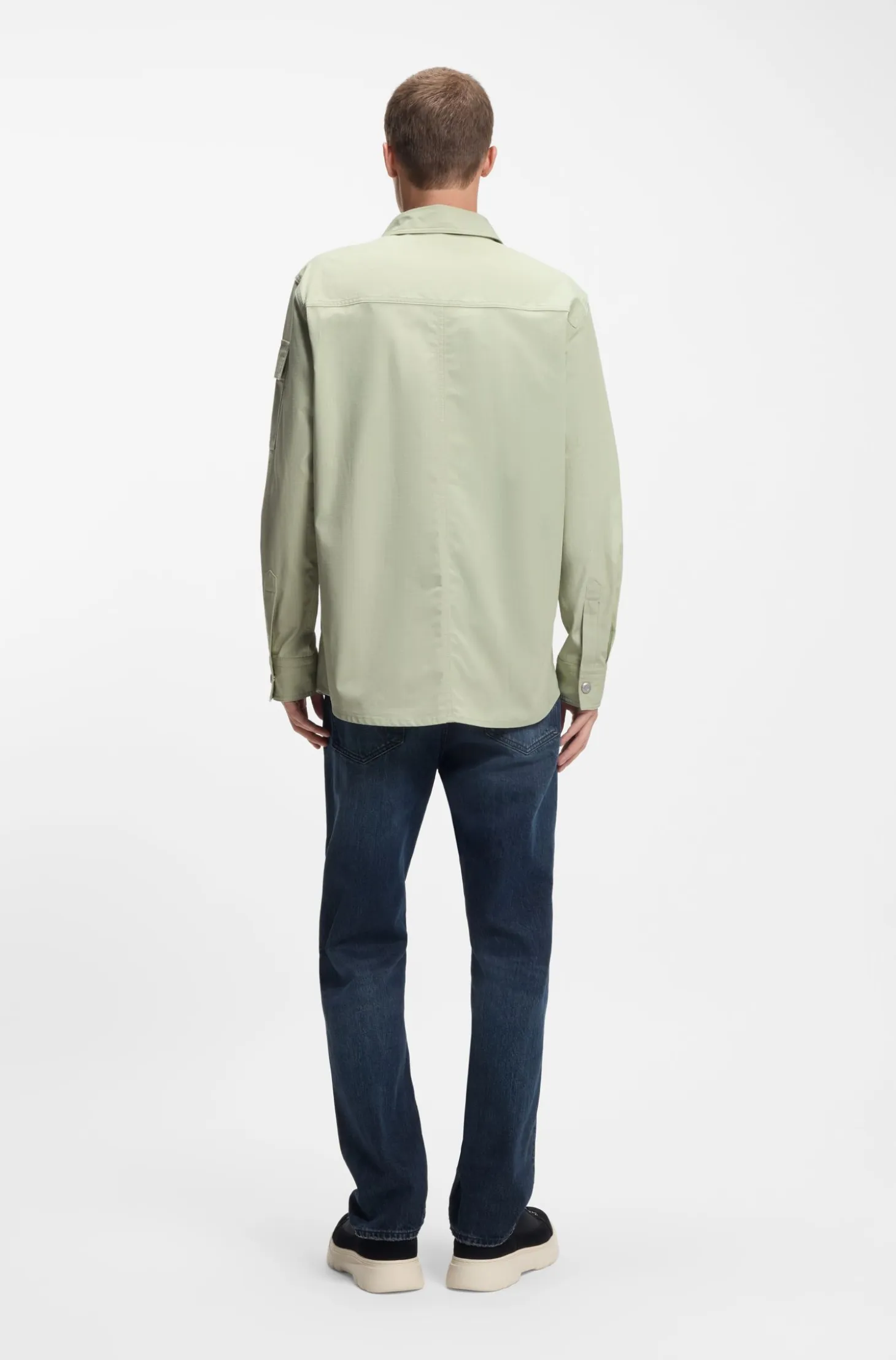 Relaxed-fit shirt in cotton ripstop