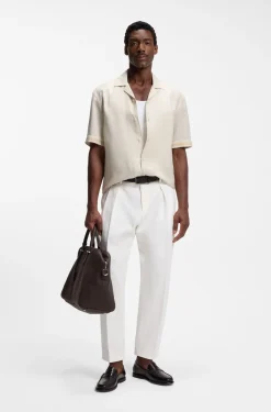 Relaxed-fit shirt with mosaic print