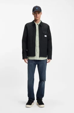 Relaxed-fit shirt with padding