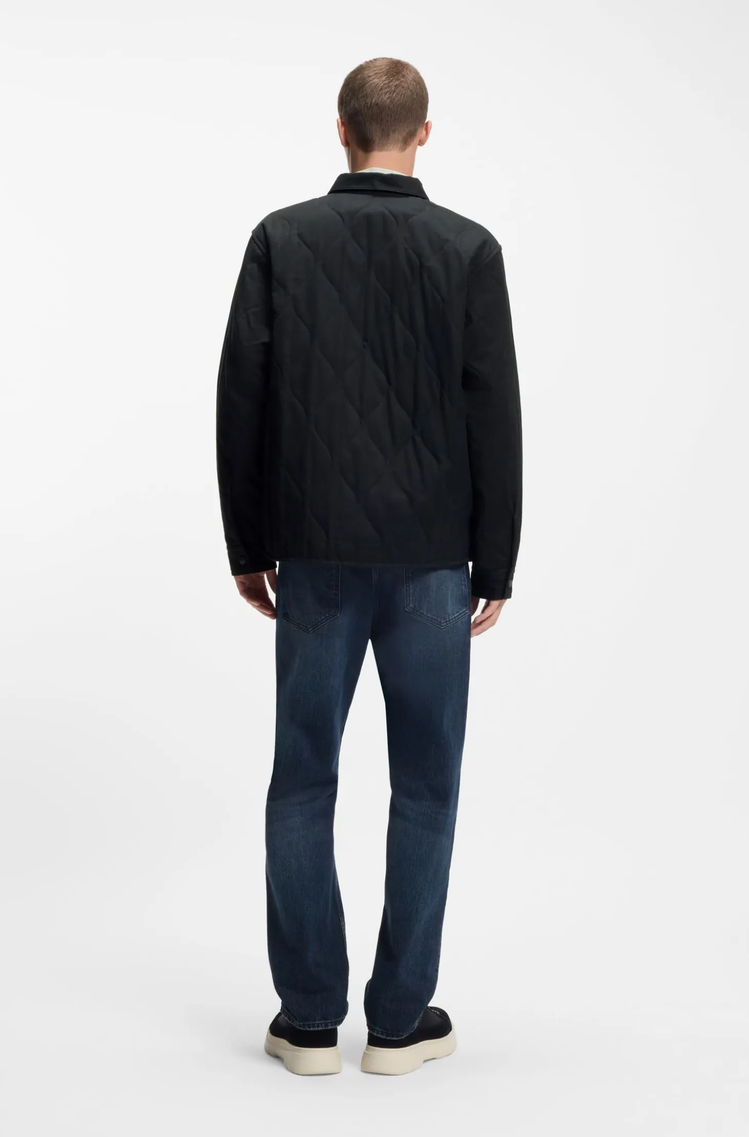 Relaxed-fit shirt with padding