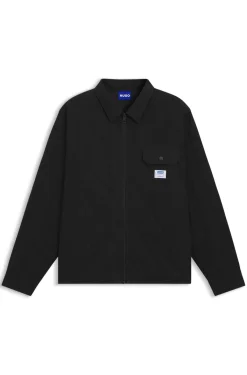 Relaxed-fit shirt with padding
