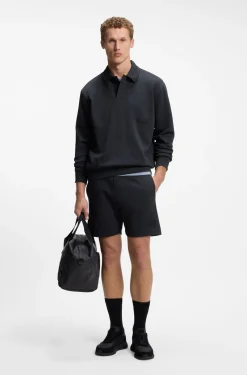 Relaxed-fit shorts in cotton French Terry