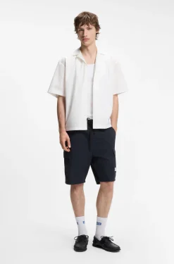 Relaxed-fit shorts in cotton ripstop
