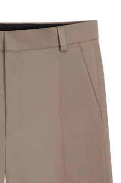 Relaxed-fit shorts in stretch-cotton twill