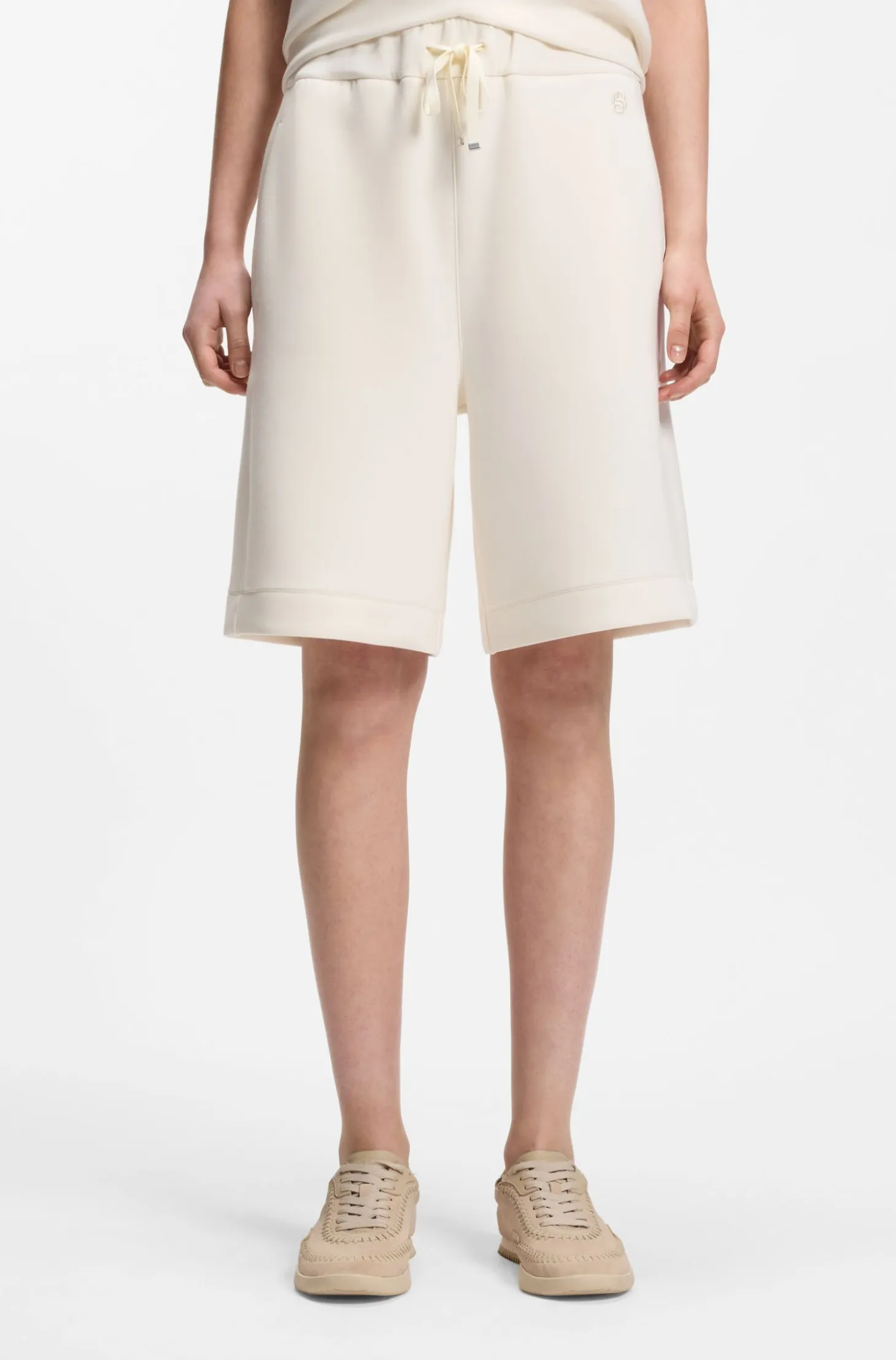 Relaxed-fit shorts in stretch jersey