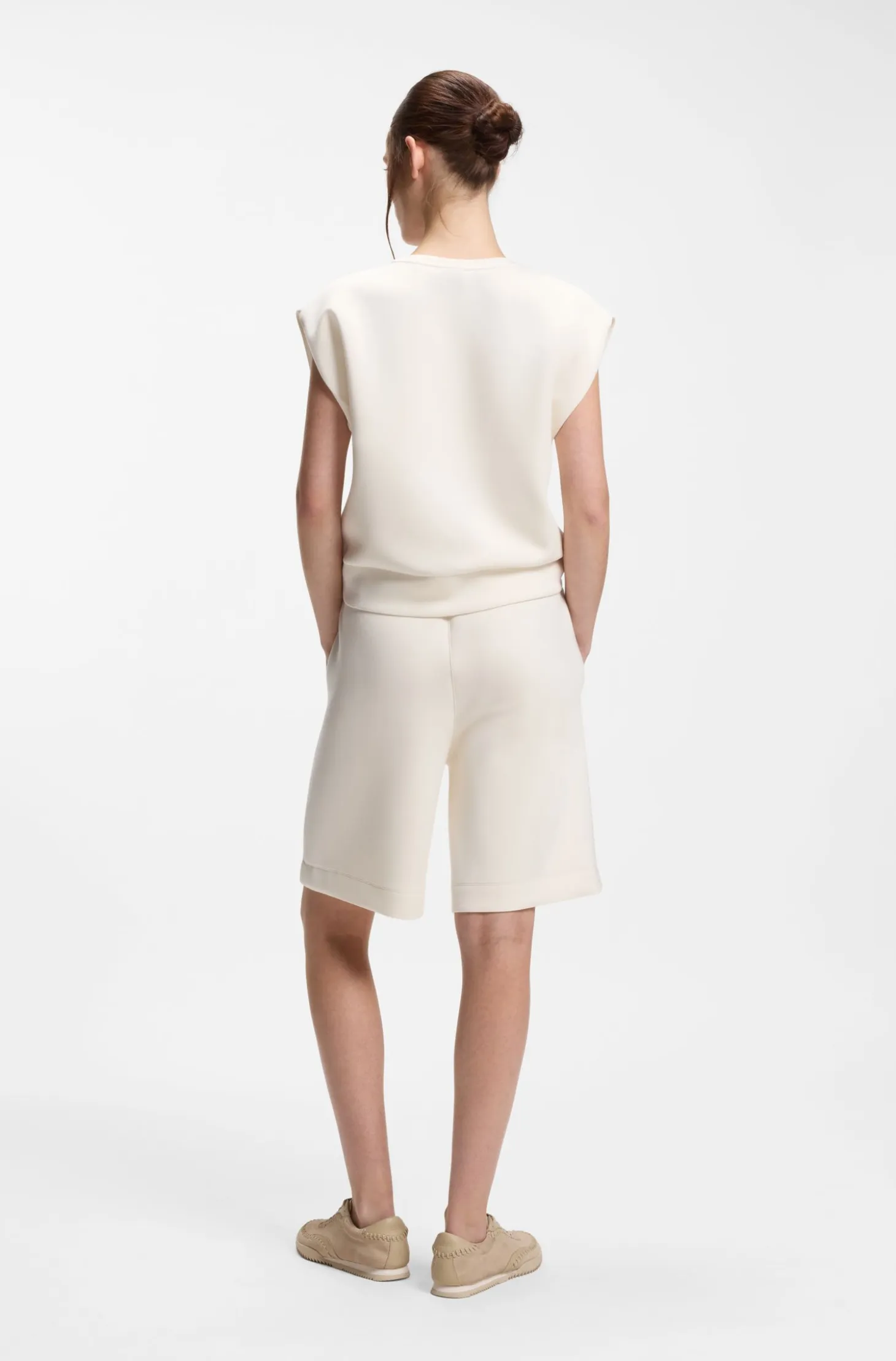 Relaxed-fit shorts in stretch jersey