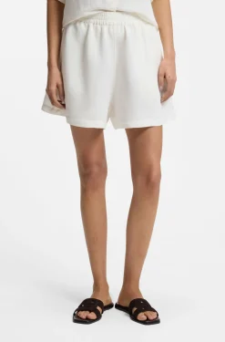 Relaxed-fit shorts with embroidered logo