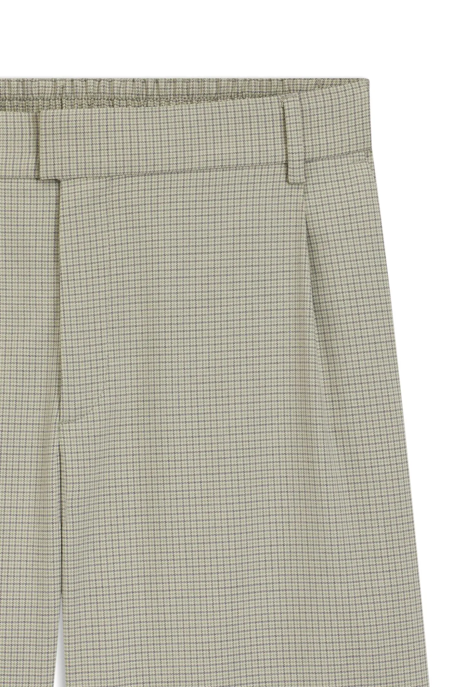 Relaxed-fit shorts with houndstooth pattern