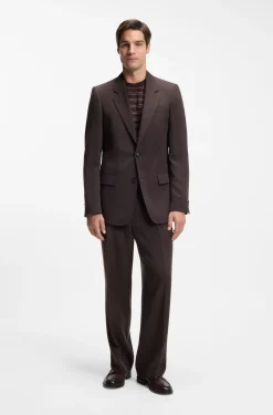 Relaxed-fit suit jacket in twill