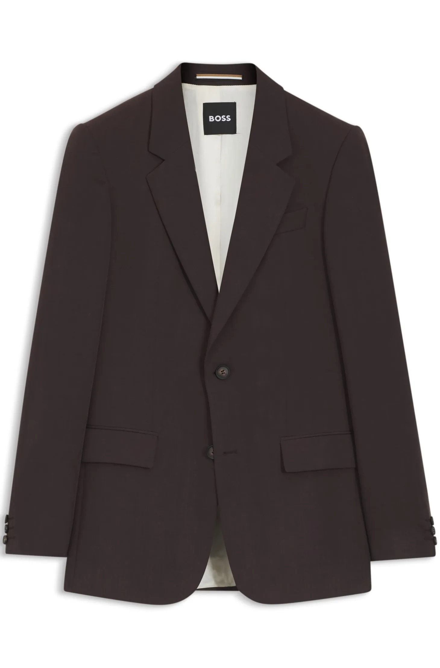 Relaxed-fit suit jacket in twill