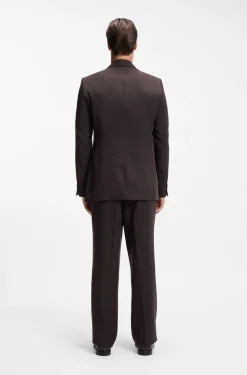 Relaxed-fit suit jacket in twill