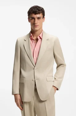 Relaxed-fit suit jacket in twill