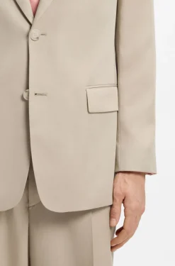 Relaxed-fit suit jacket in twill