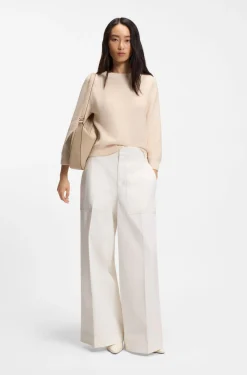 Relaxed-fit sweater in cotton