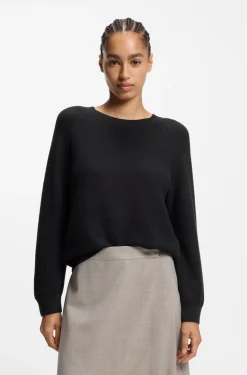 Relaxed-fit sweater in cotton