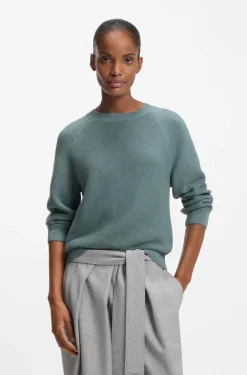 Relaxed-fit sweater in cotton