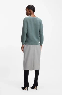Relaxed-fit sweater in cotton