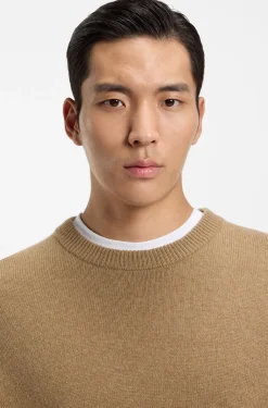 Relaxed-fit sweater in virgin wool